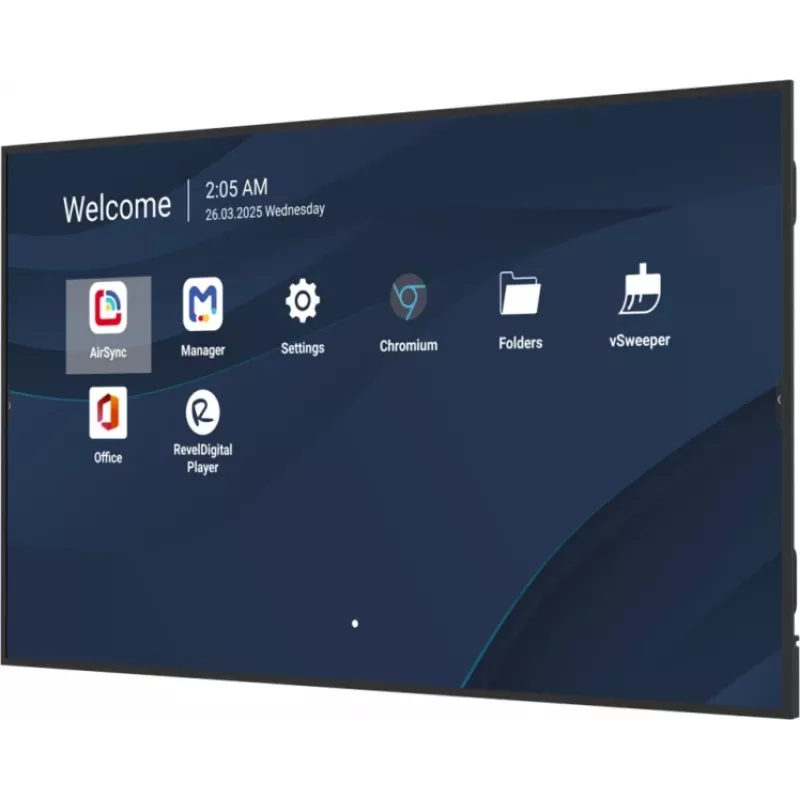 Profesionāls 98 collu 4K komerciālais displejs VIEWSONIC CDE9831-1C, 3840x2160, 500 cd/m², Android 14, 24/7