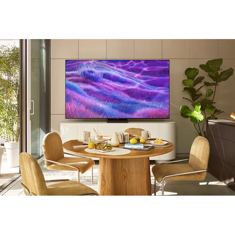 QLED televizors Samsung GQ65QN80FAUXZG 65 collu Neo QLED Mini-LED UltraHD/4K, 100Hz, PVR, melns
