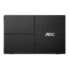AOC 16T3EA portatīvais TV/monitors Melns 39,6 cm (15,6 collas) 1920 x 1080 pikseļi