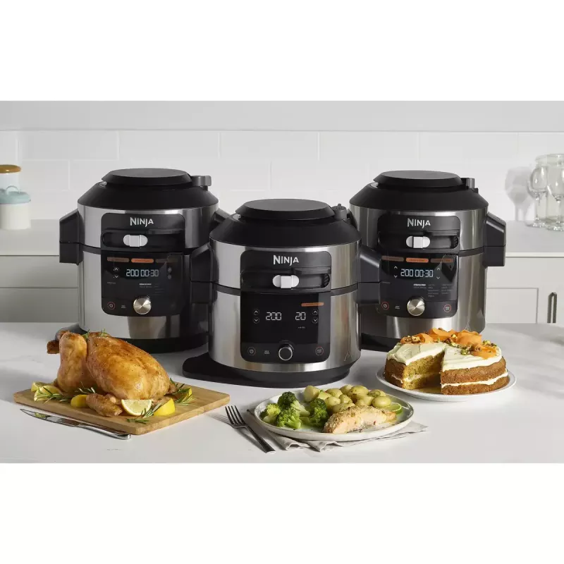 Ninja OL650EU daudzfunkciju katls 7.5 L 1760 W Melns, nerūsējošais tērauds