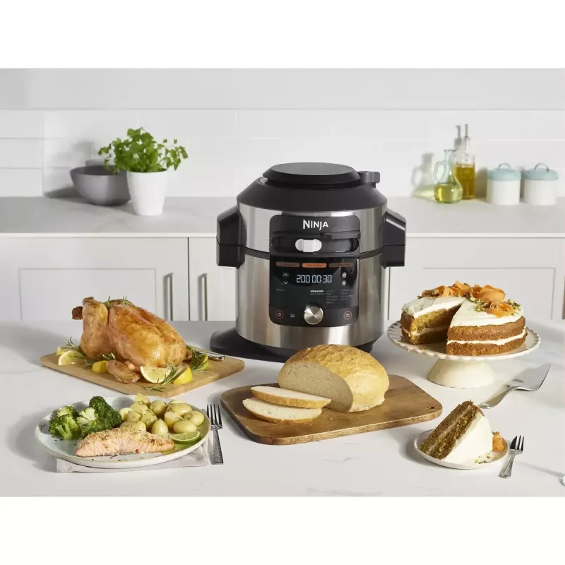 Ninja OL650EU daudzfunkciju katls 7.5 L 1760 W Melns, nerūsējošais tērauds