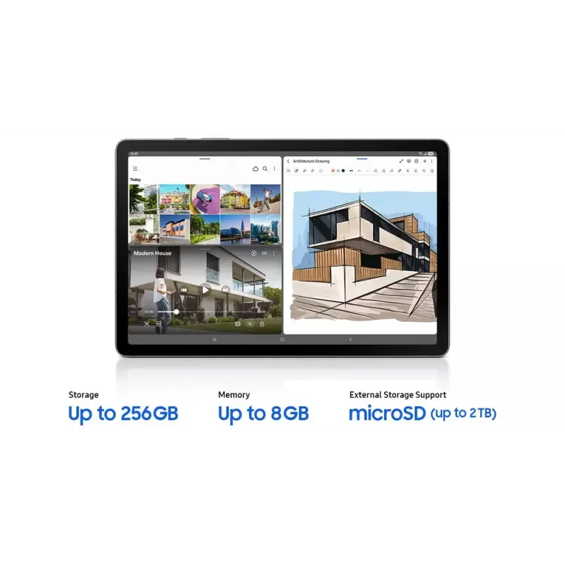 Samsung Galaxy Tab S10 Lite 128 GB 27,7 cm (10,9 collu) 6 GB Wi-Fi 6 (802.11ax) Pelēks