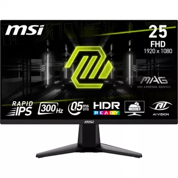 MSI MAG 255XF datora monitors 62,2 cm (24,5 collas) 1920 x 1080 pikseļi Full HD Melns