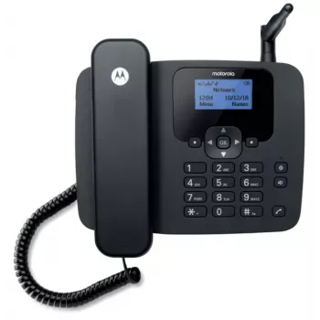 Viedtālrunis MOTOROLA FW410L 4G — 64 GB atmiņa, 4 GB RAM, melns