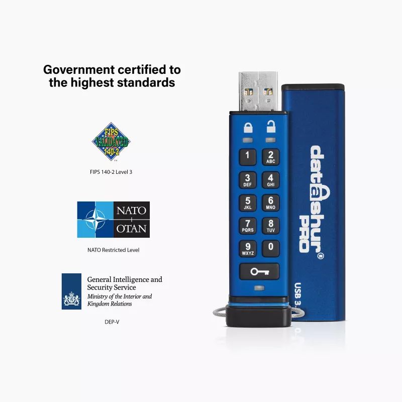 USB zibatmiņa iStorage 8GB USB Type-A IS-FL-DA3-256-8