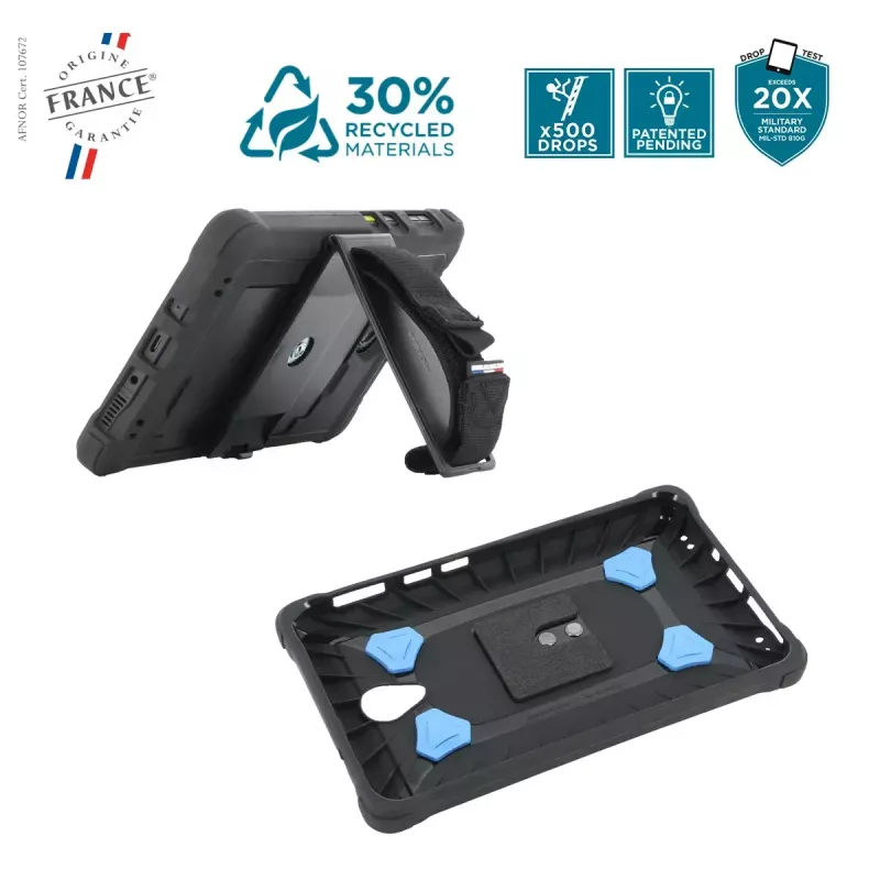 Case Mobilis Galaxy Tab Active5 8'' Vāciņš 360° rotējoša rokas siksna, balsts