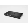 KVM dokstacija i-tec diviem resursdatoriem HDMI, USB-C resursdatora saskarne, PD 2×100 W, 4K@60 Hz, 2×USB-A
