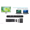 KVM dokstacija i-tec diviem resursdatoriem HDMI, USB-C resursdatora saskarne, PD 2×100 W, 4K@60 Hz, 2×USB-A