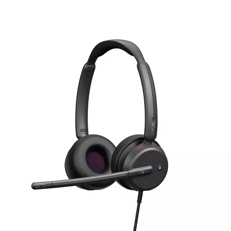 Vadās Austiņas EPOS IMPACT 400 MS UC ANC USB-C+A — supra-aural, 20–20000 Hz, 2 m kabelis, 129 g, melns