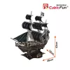 3D Puzzle CubicFun Pirātu kuģis 'Queen Anne's Revenge' modelis T4005H, kartona montāža