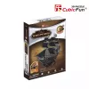 3D Puzzle CubicFun Pirātu kuģis 'Queen Anne's Revenge' modelis T4005H, kartona montāža