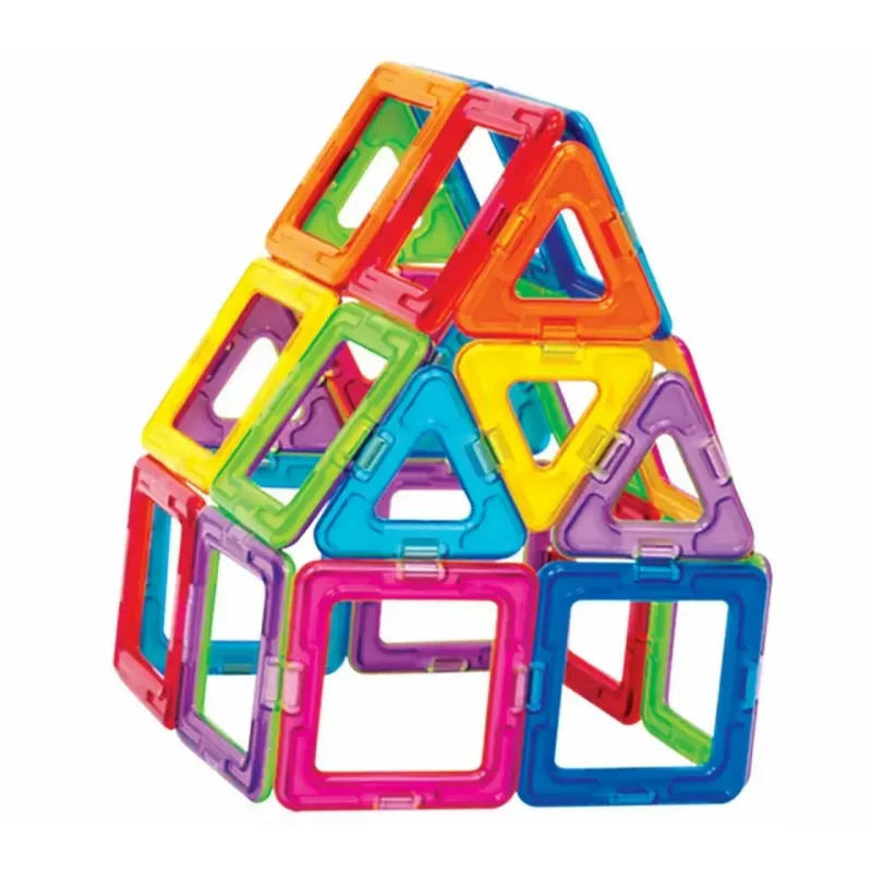 Magformers magnētiskie klucīši Basic 30 gab. komplekts, MAGFORMERS — 30 daļu magnētiskā konstruēšanas rotaļlieta
