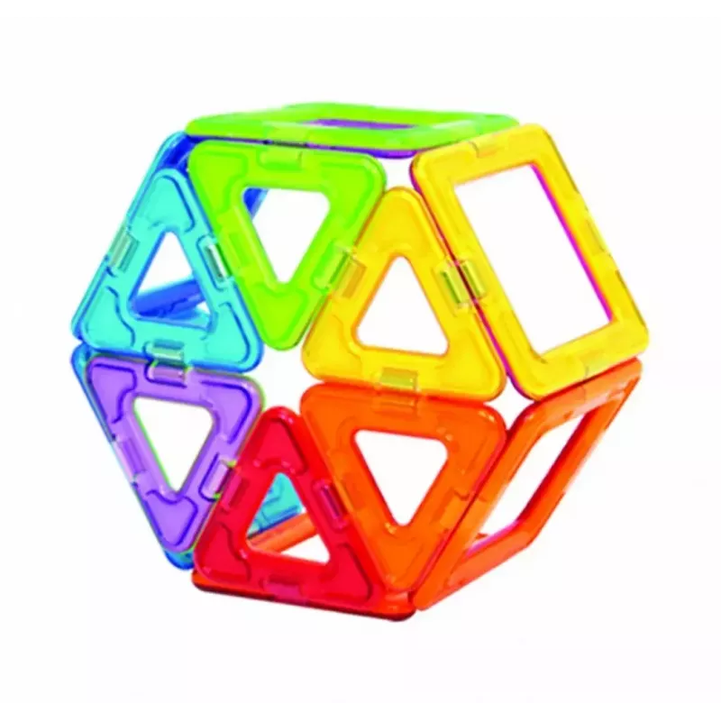 Magformers magnētiskie klucīši Basic 30 gab. komplekts, MAGFORMERS — 30 daļu magnētiskā konstruēšanas rotaļlieta
