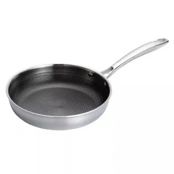 Universāla panna Maestro MR-1224-28 28 cm, trīsslāņu nerūsējošā tērauda korpuss, nepiedegoša, piemērota indukcijai