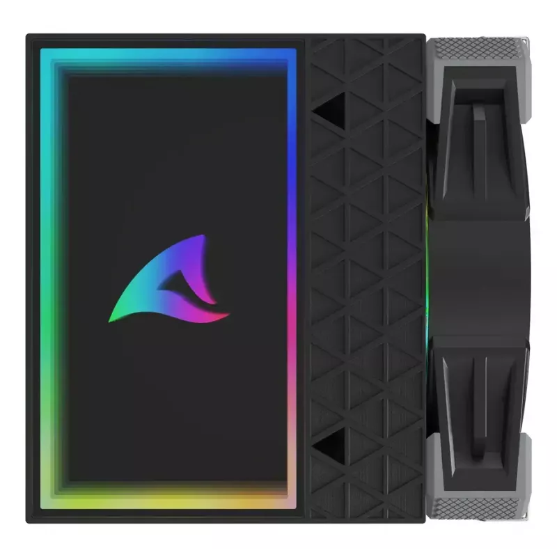 Gaisa dzesētājs Sharkoon A60 RGB 12 cm 500-1800 RPM Melns