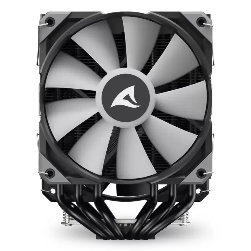 Gaisa dzesētājs Sharkoon A60 RGB 12 cm 500-1800 RPM Melns