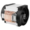 4U servera gaisa dzesētājs Arctic Freezer 4U‑M Rev. 2 — 120 mm ventilators, 122,16 m³/h gaisa plūsma, dubultā lodīšu gultnis, 156×124×145 mm, TDP 350 W