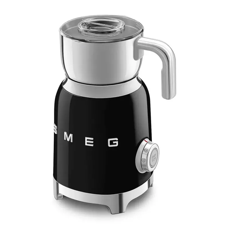 Piena putotājs/sildītājs Smeg MFF11BLEU Automātiskais Melns 500W