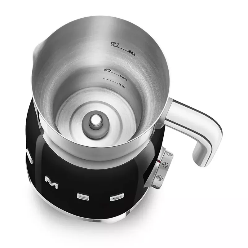 Piena putotājs/sildītājs Smeg MFF11BLEU Automātiskais Melns 500W