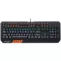 Mehāniskā spēļu klaviatūra CANYON Hazard GK-6 RGB vadu melna ASV/RU izkārtojums
