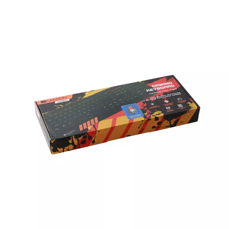 Spēļu klaviatūra Canyon Hazard CND-SKB6-US
