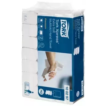 Papīra dvieļi Tork 100297, balti