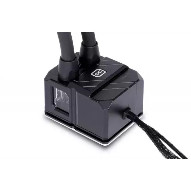 Šķidruma dzesēšanas komplekts Alphacool Pro Aurora 420 CPU AIO 14 cm melns balts