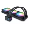 Šķidruma dzesēšanas komplekts Alphacool Pro Aurora 420 CPU AIO 14 cm melns balts