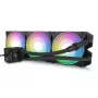 Šķidruma dzesēšanas komplekts Alphacool Pro Aurora 420 CPU AIO 14 cm melns balts