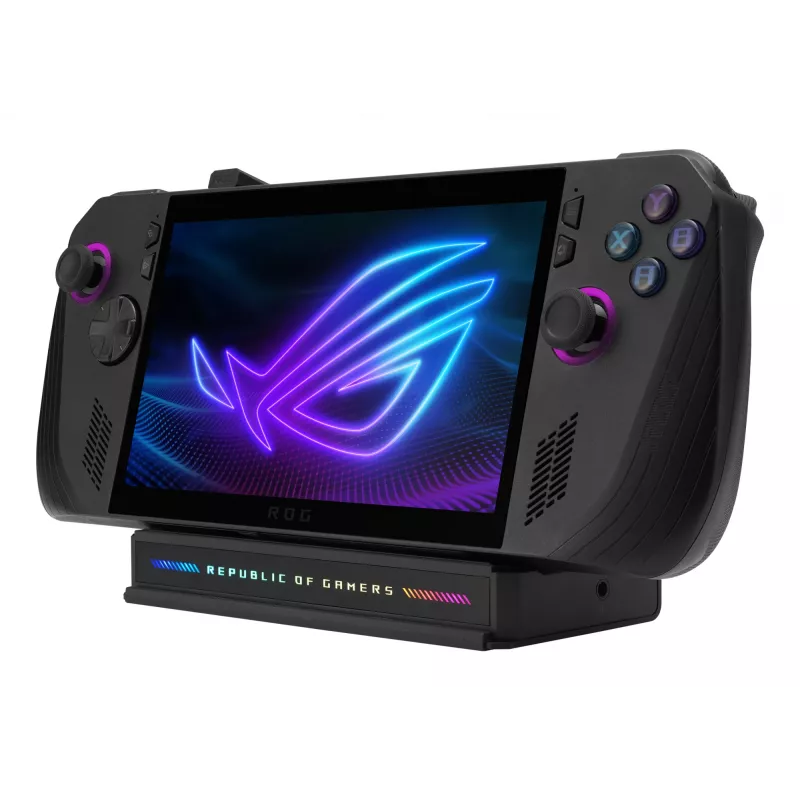 Dokstacija ASUS ROG Bulwark Dock 2025 DG300 USB Type-C, 1x RJ-45, 1x HDMI, melna, 160×74×25,5 mm