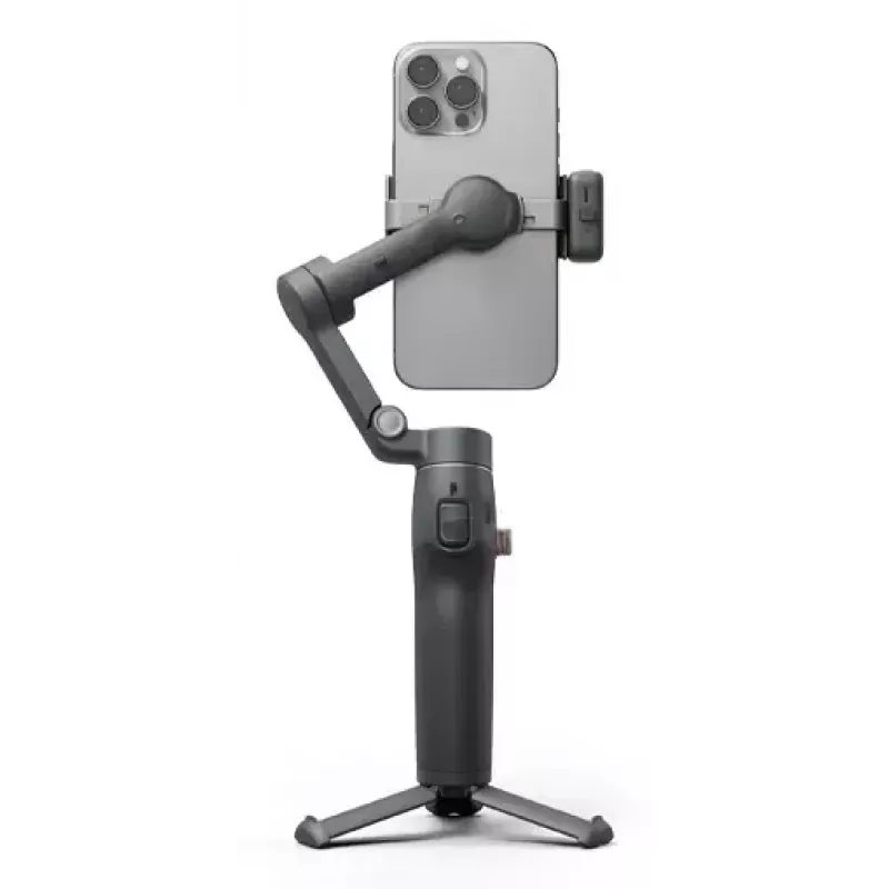 Viedtālruņa kameras stabilizators DJI Osmo Mobile 8 — Melns, maks. kravnesība 0,3 kg, 3350 mAh baterija, 10 h darbības laiks