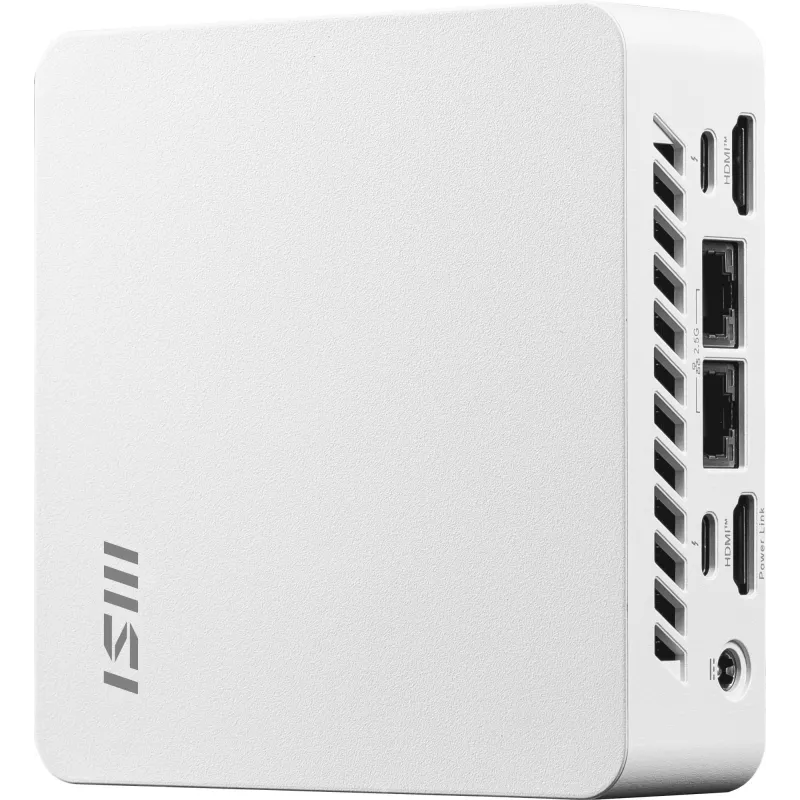 MSI Cubi NUC AI 1UMG-062EU PC/darbstacija Intel Core Ultra 5 125H 16 GB DDR5-SDRAM 512 GB SSD Windows 11 Pro Mini PC Balts