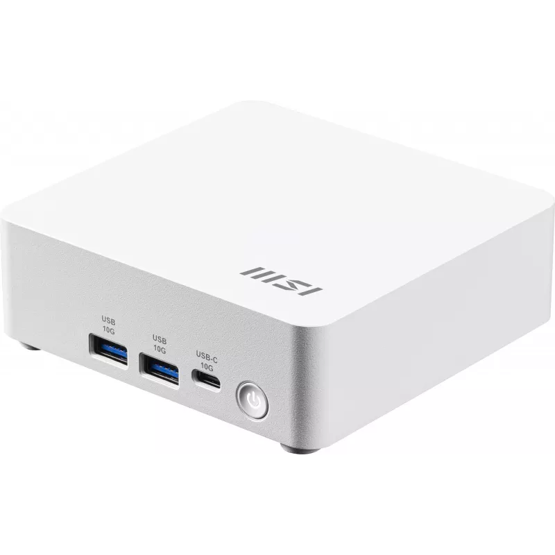 MSI Cubi NUC AI 1UMG-062EU PC/darbstacija Intel Core Ultra 5 125H 16 GB DDR5-SDRAM 512 GB SSD Windows 11 Pro Mini PC Balts