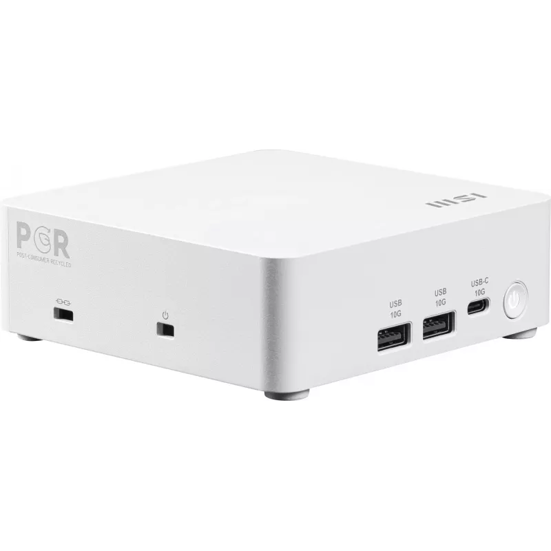 MSI Cubi NUC AI 1UMG-062EU PC/darbstacija Intel Core Ultra 5 125H 16 GB DDR5-SDRAM 512 GB SSD Windows 11 Pro Mini PC Balts