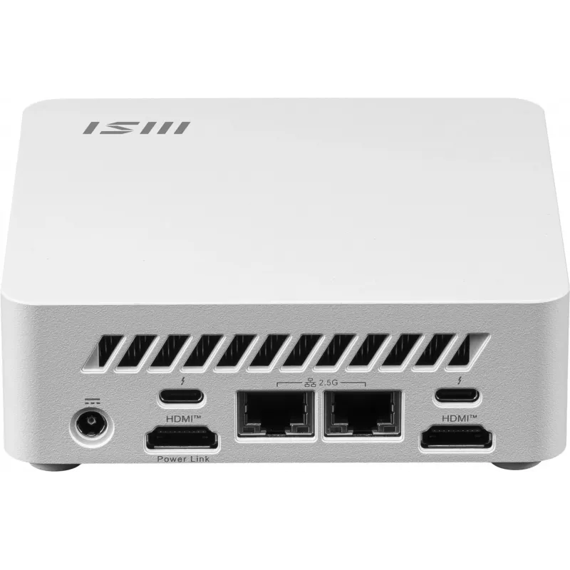 MSI Cubi NUC AI 1UMG-062EU PC/darbstacija Intel Core Ultra 5 125H 16 GB DDR5-SDRAM 512 GB SSD Windows 11 Pro Mini PC Balts