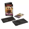 Sendviču automāts Tefal XA8010 — kompakts sendviču grils, melns, 226×132 mm nospiedums