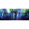 Portatīvais skaļrunis Muse M-1920 DJ — 300 W RMS, maiņstrāvas barošana, 3,5 mm ieeja, 256×287×534 mm, 7 kg, melns