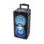 Portatīvais skaļrunis Muse M-1920 DJ — 300 W RMS, maiņstrāvas barošana, 3,5 mm ieeja, 256×287×534 mm, 7 kg, melns