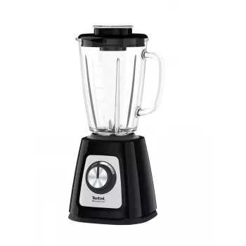Galda blenderis Tefal BL4358 — 800 W, 1,25 L stikla trauks, ledus smalcināšana, melns/matēts tērauds