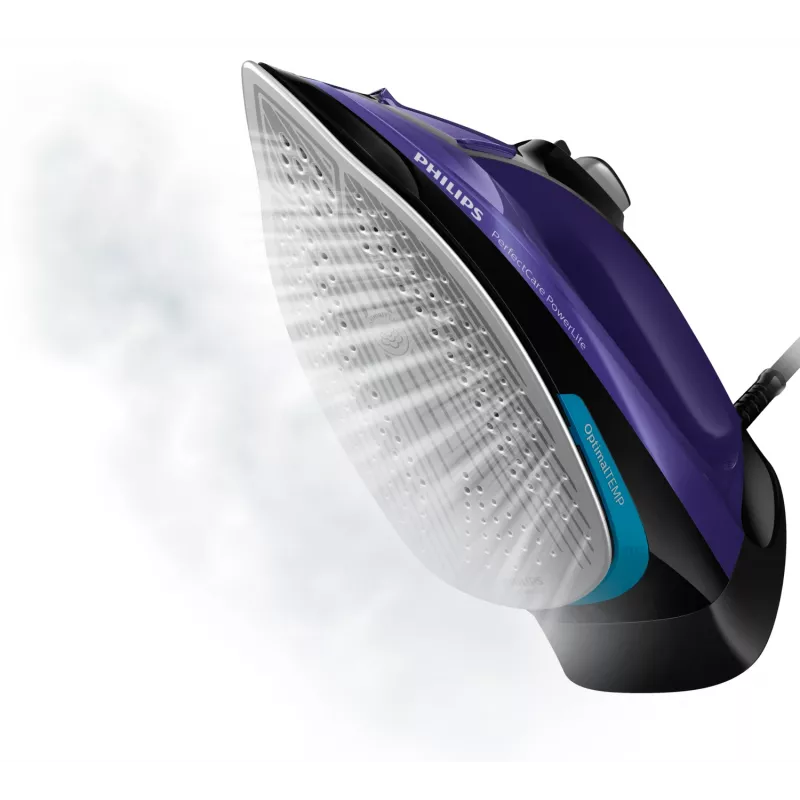 Philips PerfectCare GC3925/30 gludeklis Tvaika gludeklis SteamGlide Plus zole 2500 W Melns, Violets