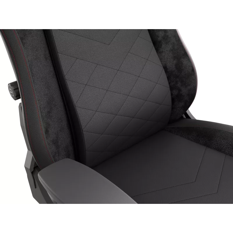 Padded seat GENESIS NITRO 890 G2 Padded backrest Melns Height 127-134 cm