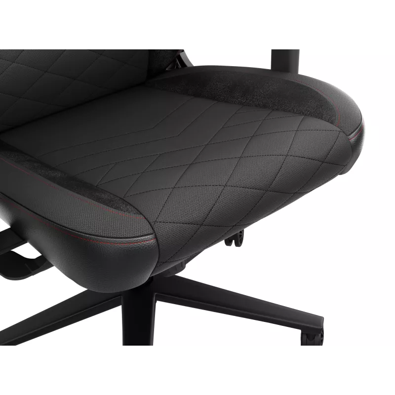 Padded seat GENESIS NITRO 890 G2 Padded backrest Melns Height 127-134 cm