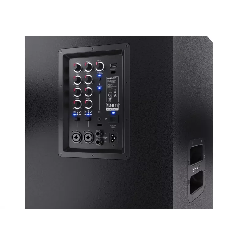 Sharp CP-LS200 portatīvais/ballīšu skaļrunis melns 200 W
