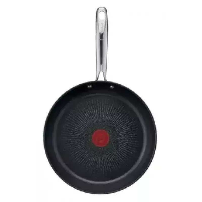 Universāla panna Tefal DUETTO+ G7320734 — 30 cm nerūsējošais tērauds, bez PFOA, melna