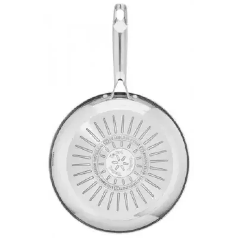 Universāla panna Tefal DUETTO+ G7320734 — 30 cm nerūsējošais tērauds, bez PFOA, melna
