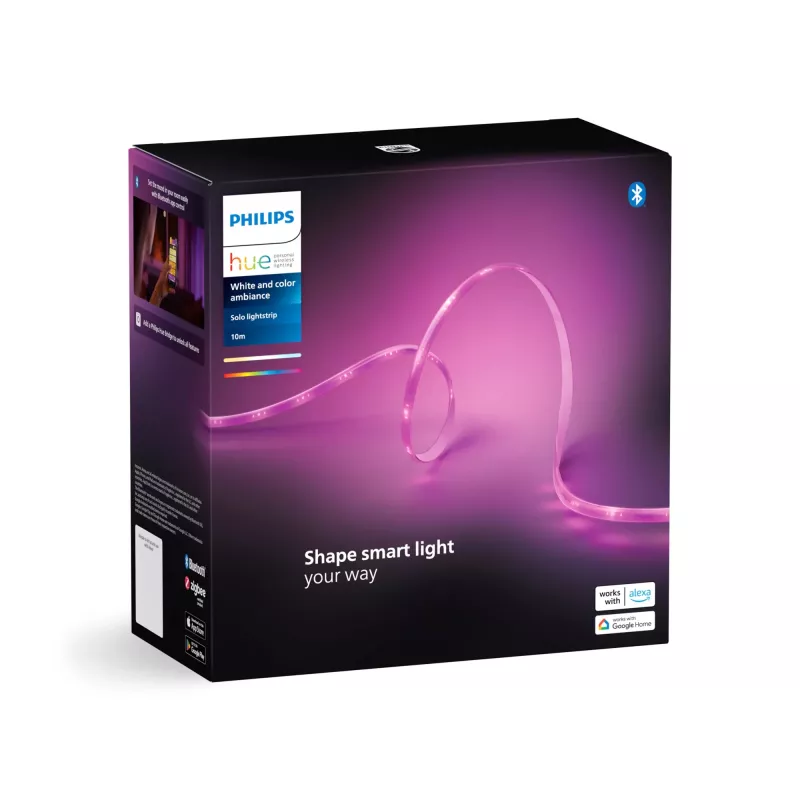 Philips LED lentes gaismeklis Bluetooth Zigbee 20 W 1,5 m kabelis 14 mm x 4,52 mm