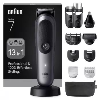 Braun All-in-One Series 7 AIO7560 daudzfunkciju kopšanas komplekts, melns/pelēks