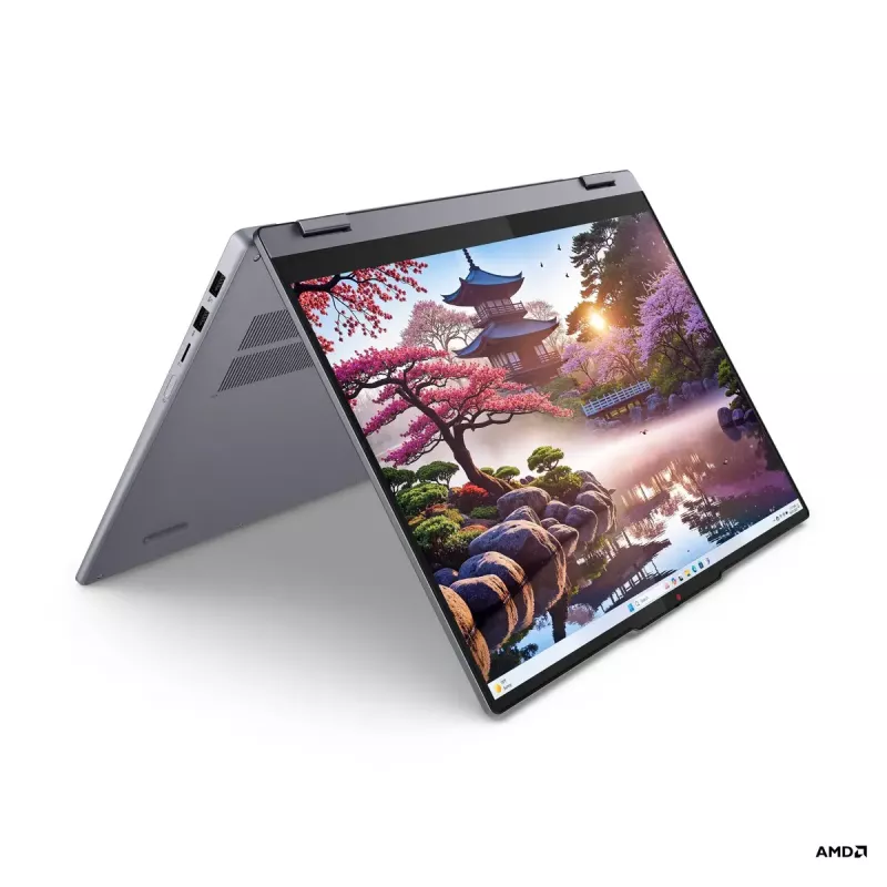 Konvertējams klēpjdators Lenovo IdeaPad 5 2-in-1 16AKP10 — 16 collu WUXGA IPS skārienjutīgs, AMD Ryzen AI 7, 16 GB, 512 GB SSD, AMD Radeon 860M