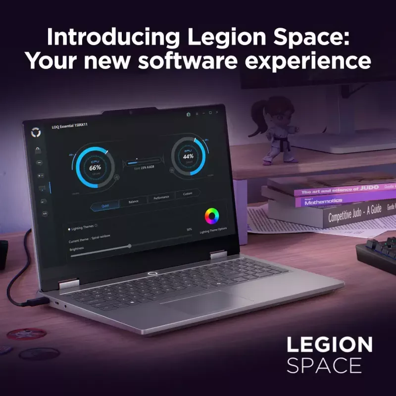 Lenovo LOQ 15IRX10 klēpjdators — 15,6 collu FHD IPS pretatspīduma, Intel Core i5‑13450HX, 16 GB DDR5, 1 TB SSD, NVIDIA GeForce RTX 5060 8 GB, Windows 11 Home