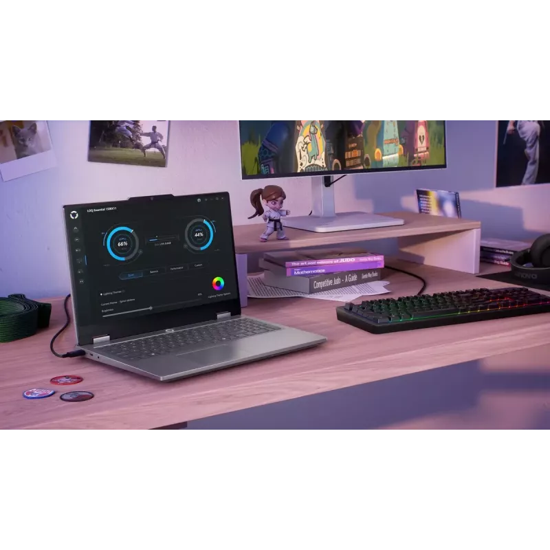 Lenovo LOQ 15IRX10 klēpjdators — 15,6 collu FHD IPS pretatspīduma, Intel Core i5‑13450HX, 16 GB DDR5, 1 TB SSD, NVIDIA GeForce RTX 5060 8 GB, Windows 11 Home